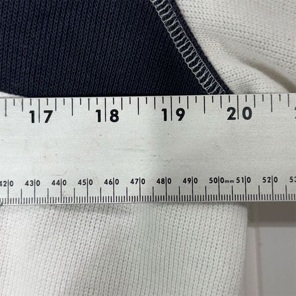 Xtreme Gear Crewneck Sweater White Black Brown Stripe Knit Pullover Retro XL - Picture 5 of 7